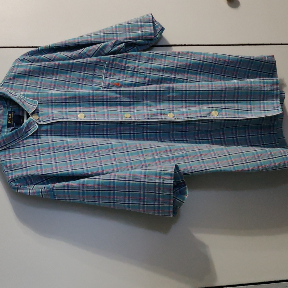 Polo by Ralph Lauren button down short sleeved shirt